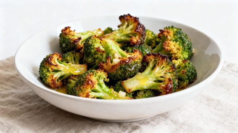 Baked Broccoli Recipe | Easy Garlic Butter Broccoli Side Dish
